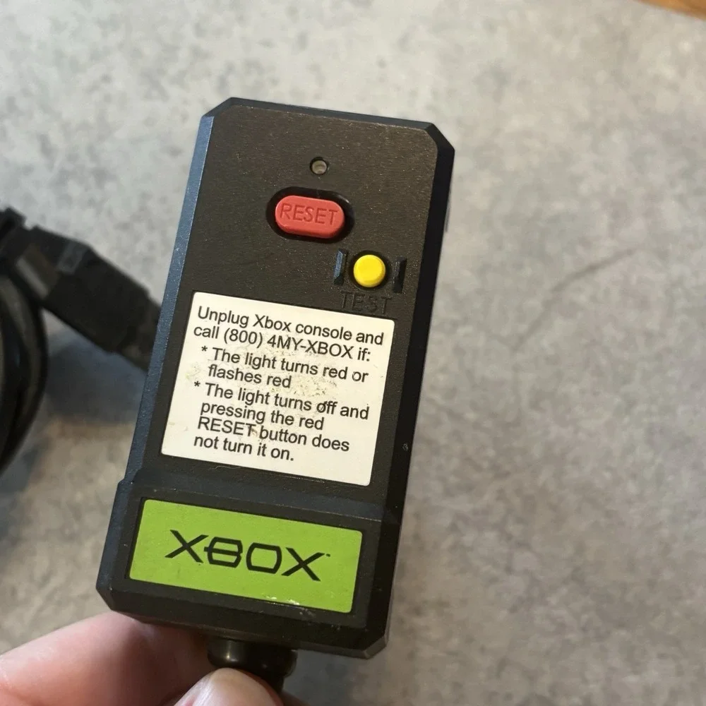 Microsoft Xbox Original OEM Surge Protector Power Cord X800563-100 330W